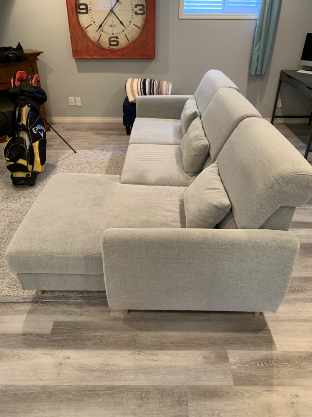 IKEA Slatorp Sofa with Chaise - photo 3