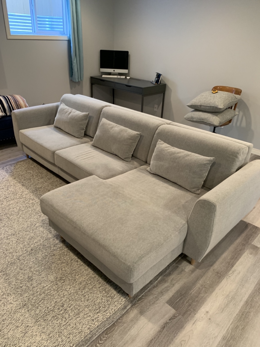 IKEA Slatorp Sofa with Chaise - photo 2