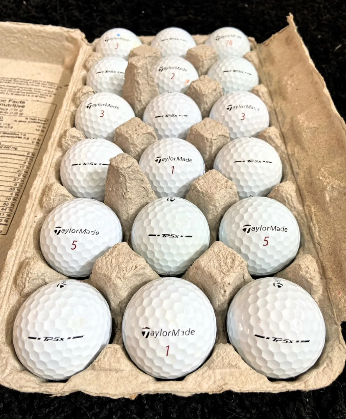 18 Taylormade TP5x 2025 Edition Golf Balls thumbnail