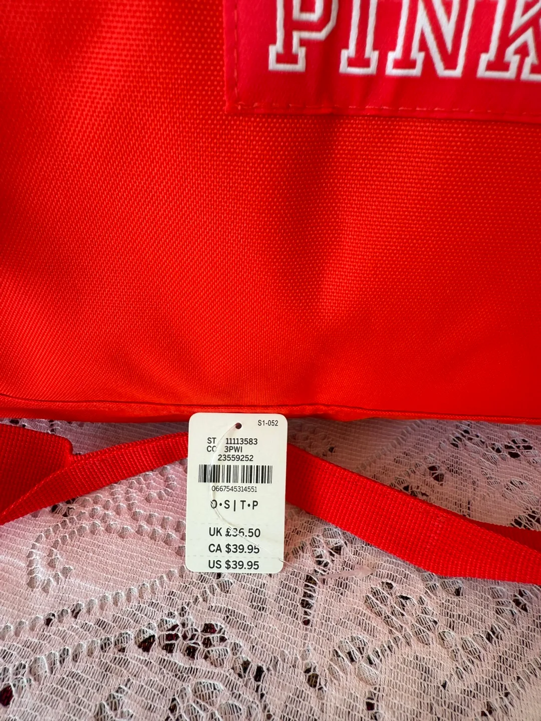 Victoria's Secret PINK Duffle Bag - 🆕 with $39.95 price-tag! image indicator(5)