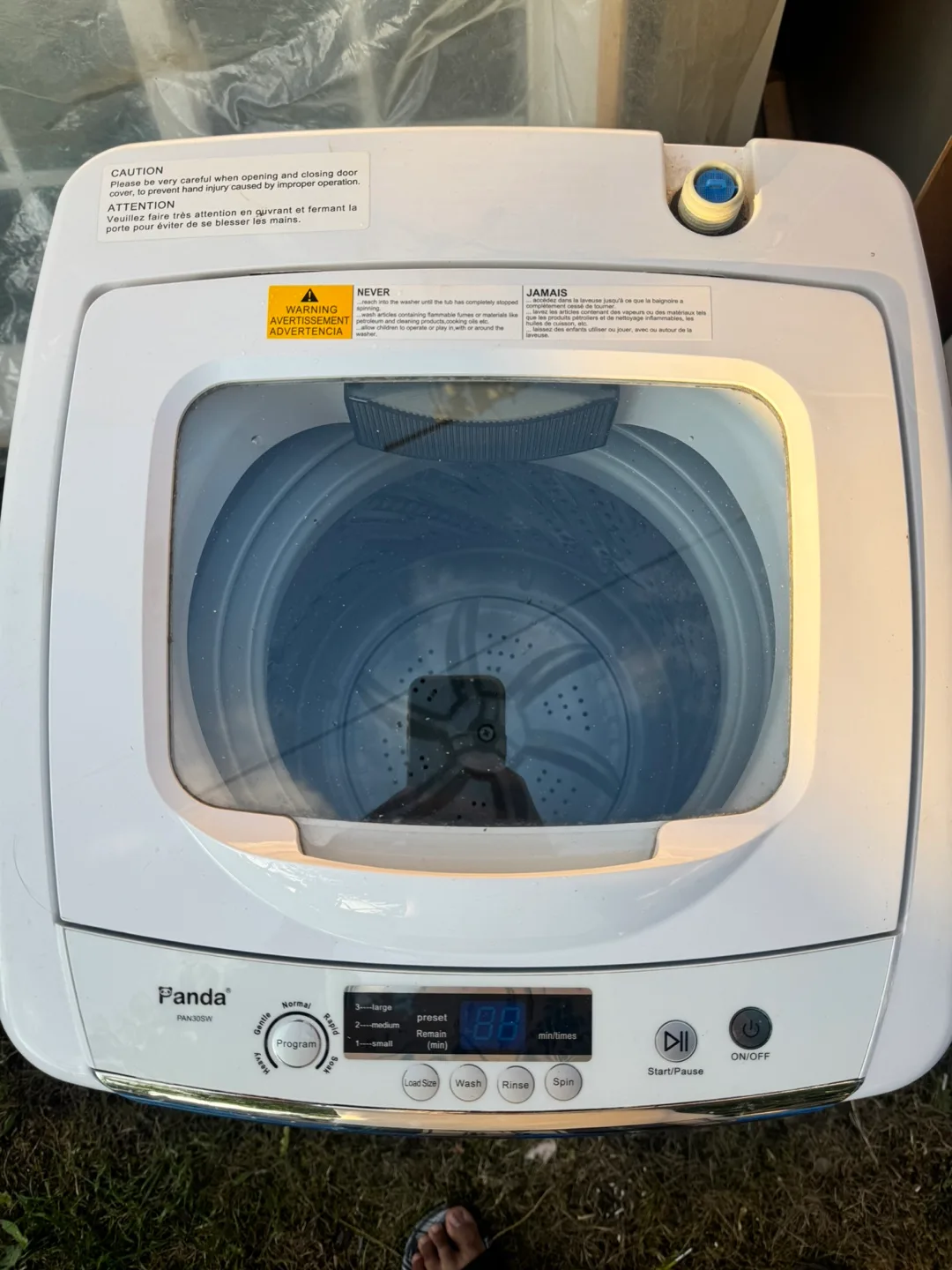 Panda PAN305SW Portable Washing Machine image indicator(2)