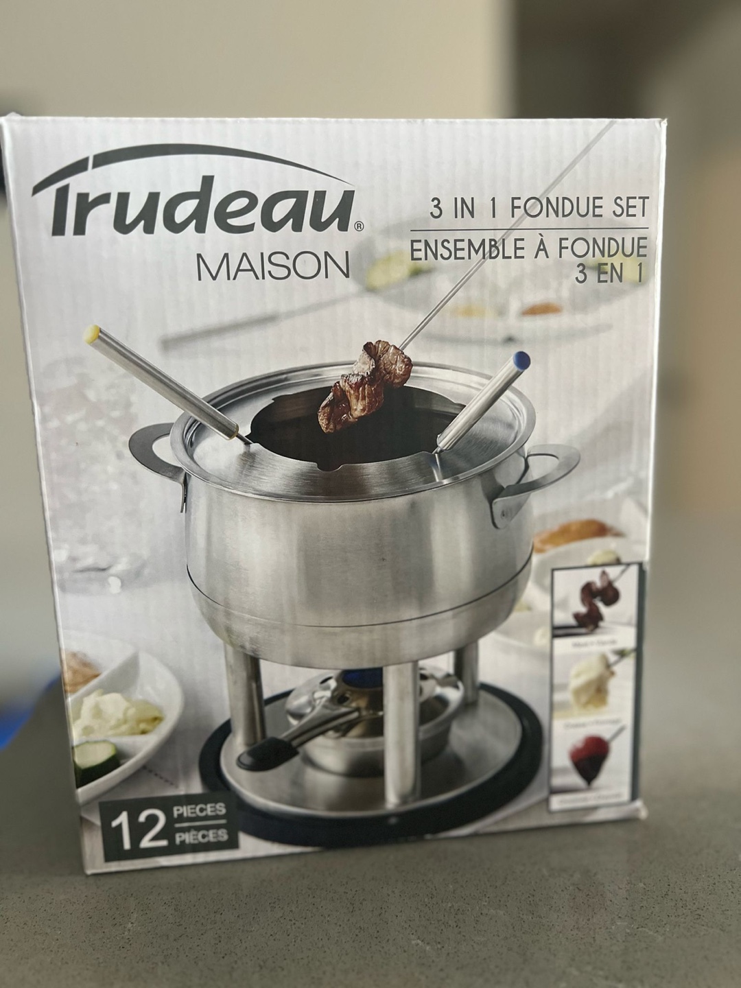 Trudeau Maison 3-in-1 Fondue Set - 12 Pieces