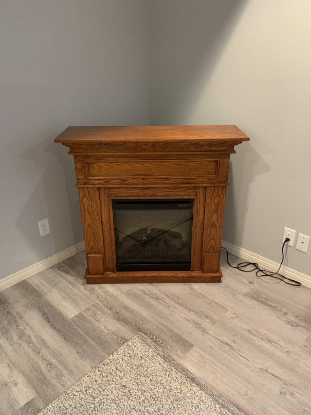 Electric Fireplace with Heater