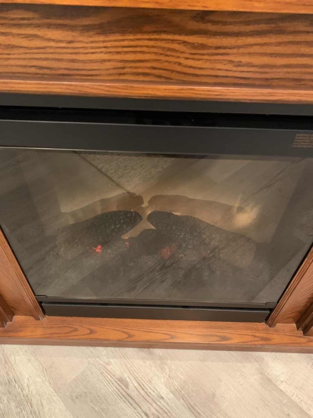 Electric Fireplace with Heater - photo 4