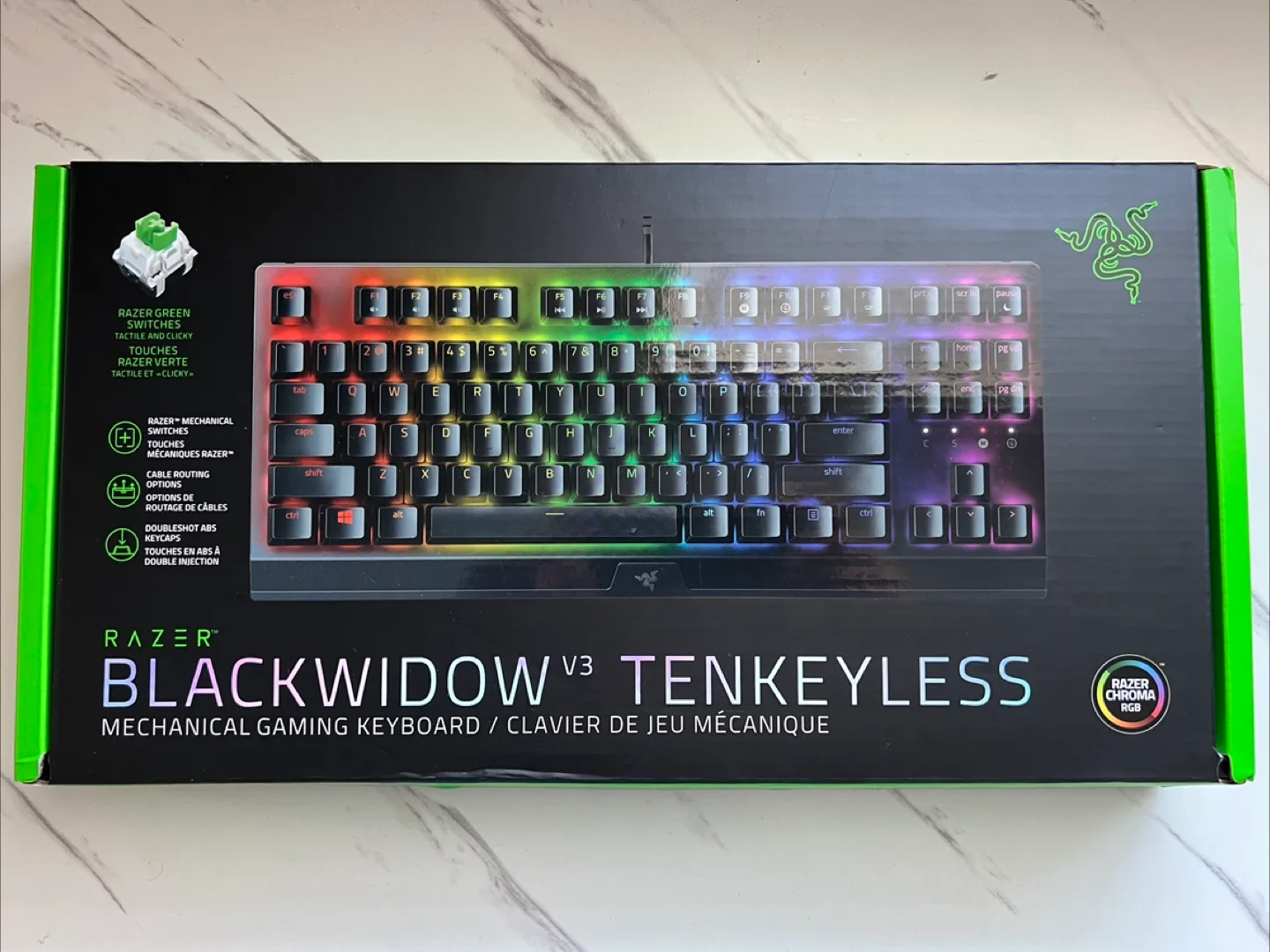 Razer BlackWidow V3 Tenkeyless Mechanical Gaming Keyboard thumbnail