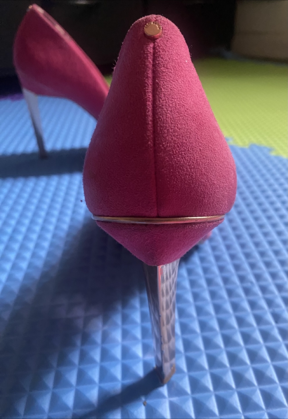 Ted Baker London Pink Suede Heels Size 38 - photo 4
