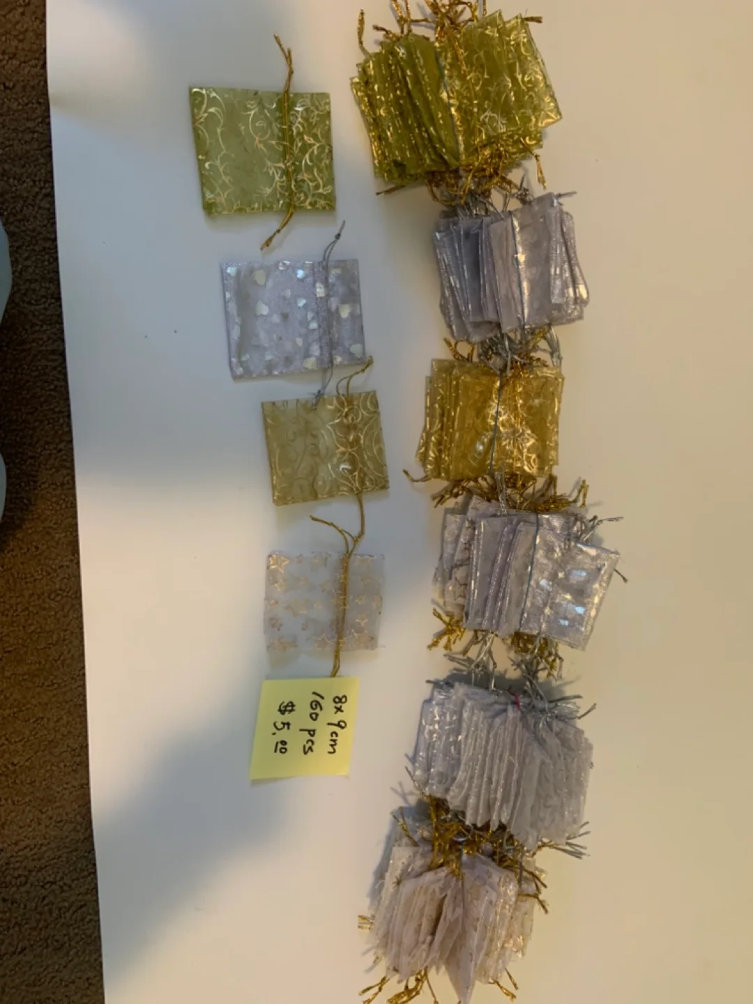 8x9cm 160pcs Favor Bags thumbnail