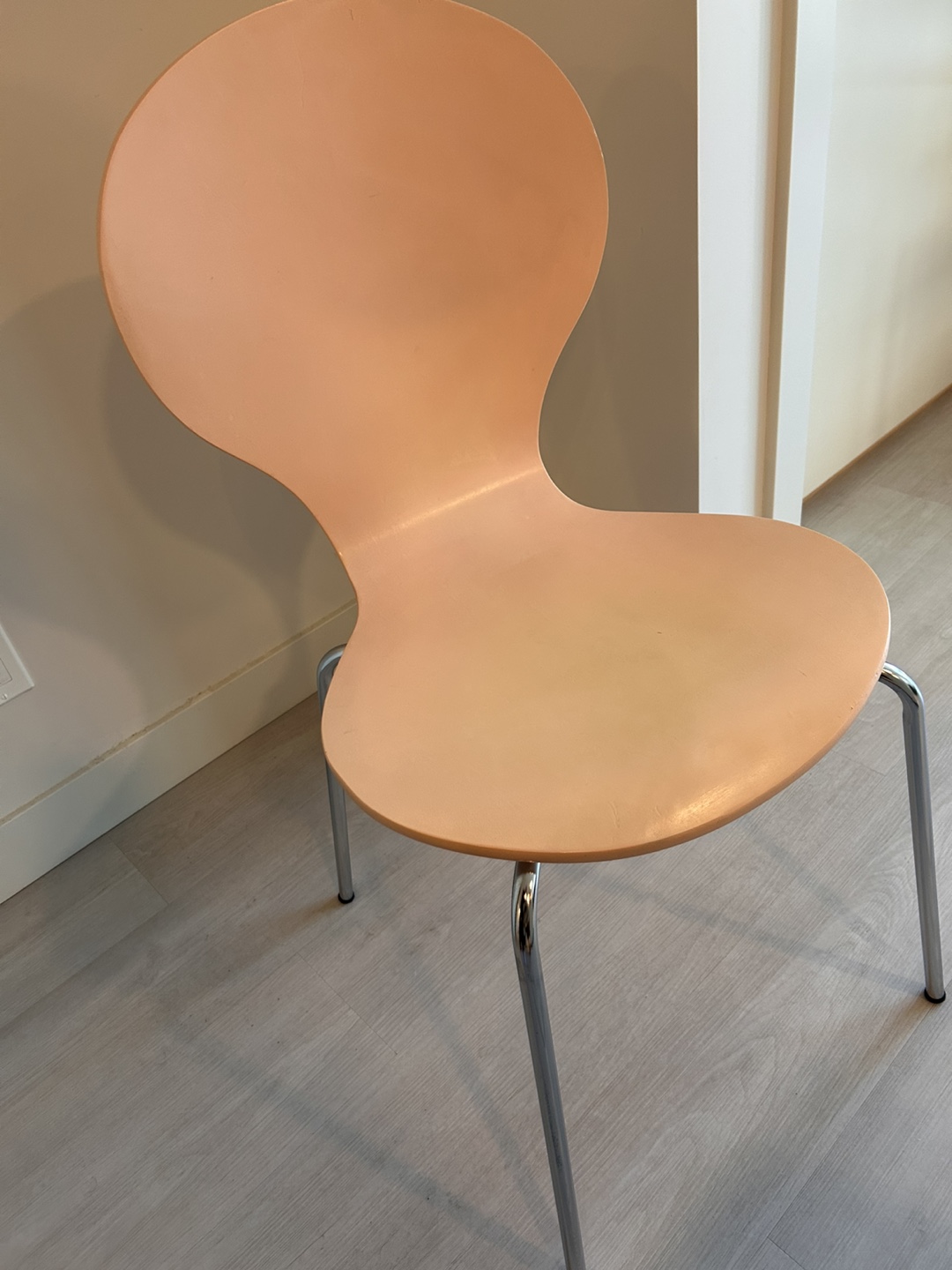 Peach Coloured Dining Chair