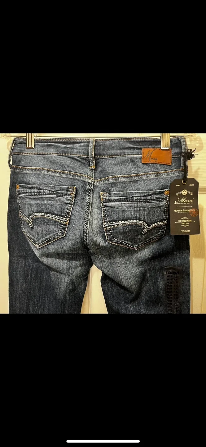 Mavi Annie Low-Rise Straight Leg Jeans Size 25 (New) image indicator(3)