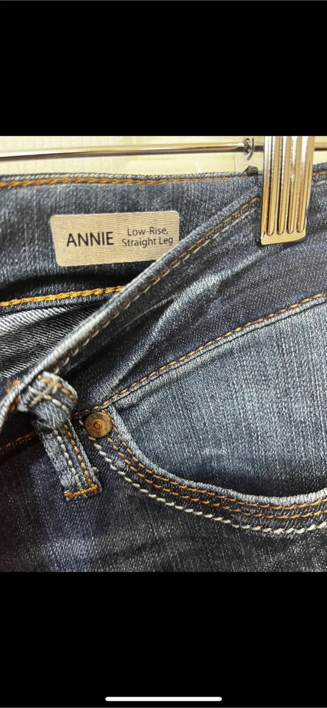Mavi Annie Low-Rise Straight Leg Jeans Size 25 (New) image indicator(4)
