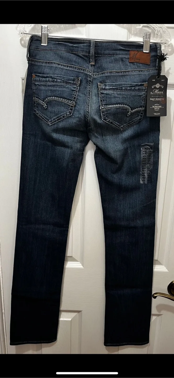 Mavi Annie Low-Rise Straight Leg Jeans Size 25 (New) image indicator(2)