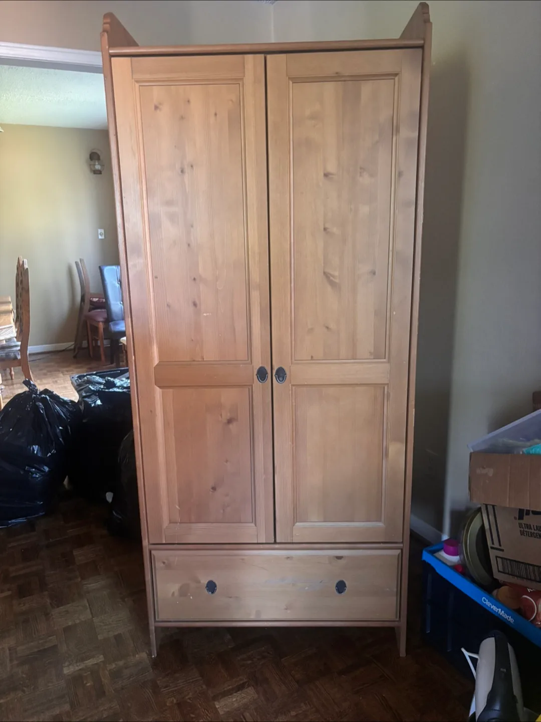 Wooden Armoire Wardrobe thumbnail