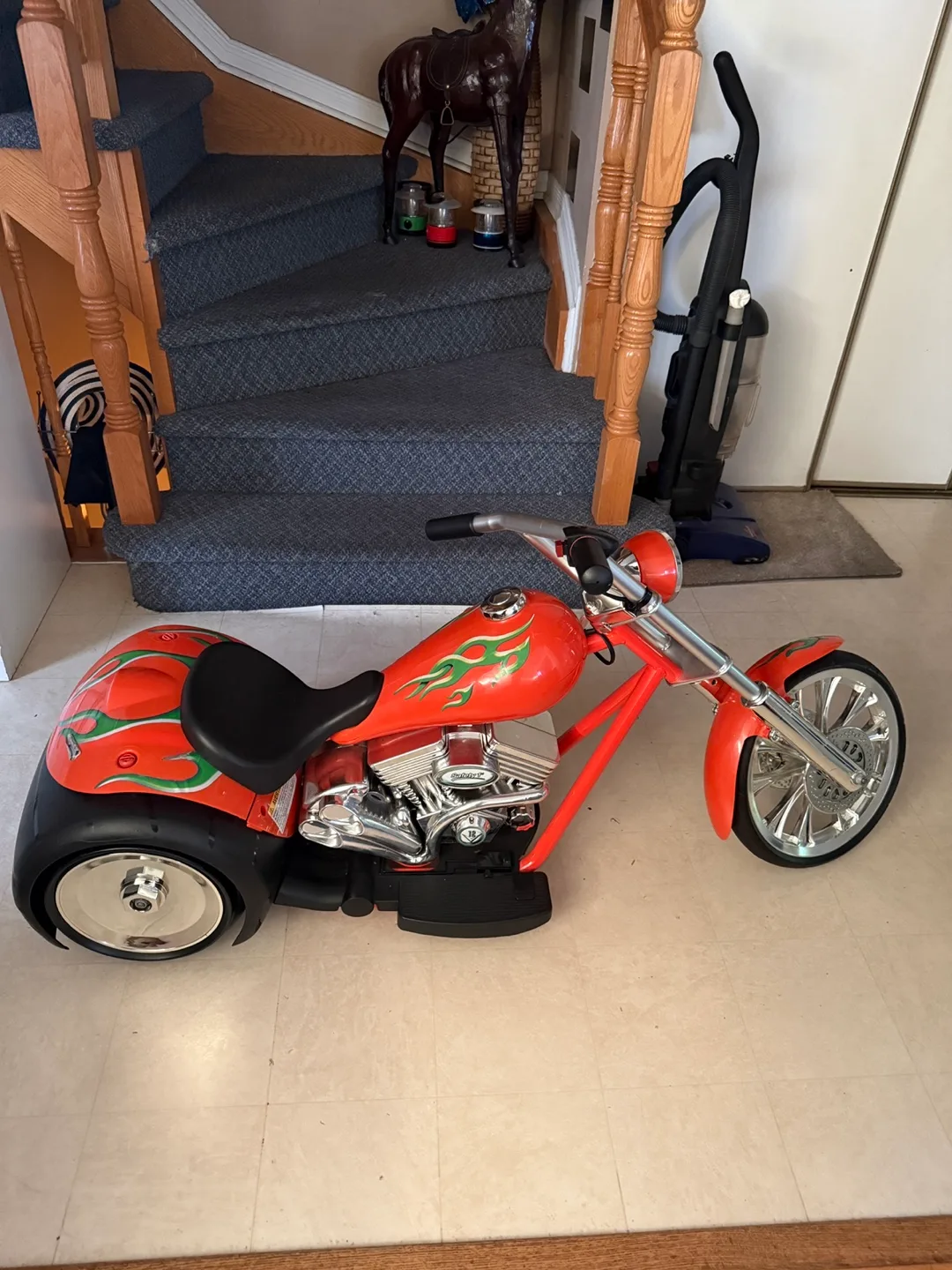 Power Wheels Safety 1st Ride-On Chopper Motorcycle - Kids Toy thumbnail
