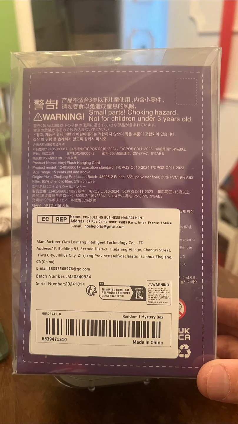 New Wings of Fortune Vinyl Plush Hanging Card image indicator(2)