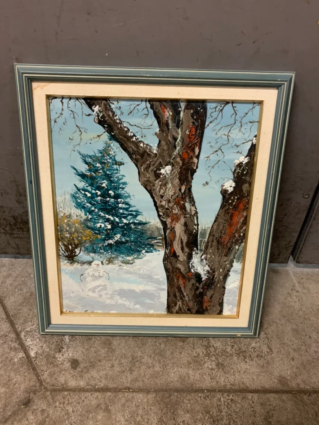 Winter Tree Painting thumbnail