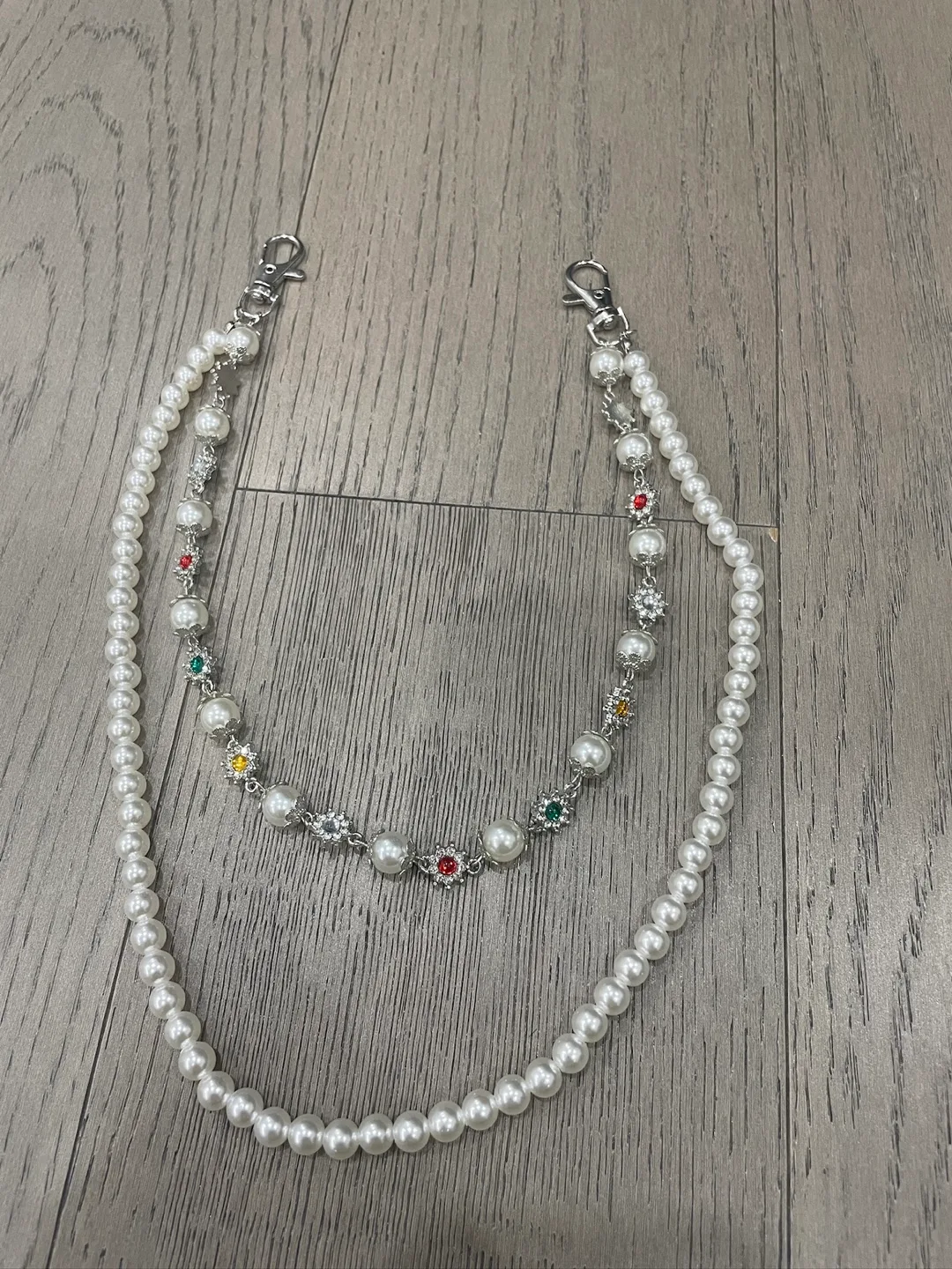 Pearl Pants Wallet Chain. 2 Designs. Beautiful accessory image indicator(6)