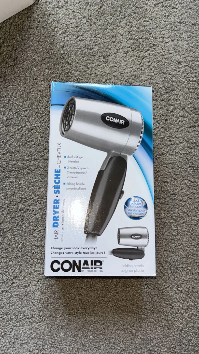 Conair Travel Size Hair Dryer - New in Box! thumbnail