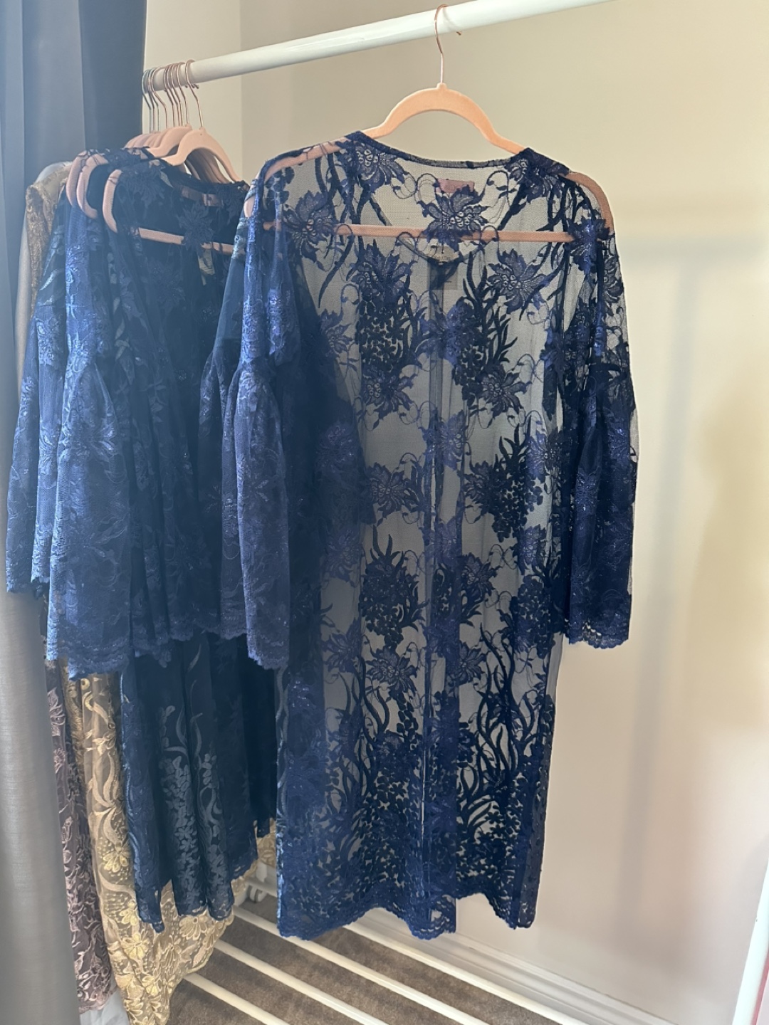 Floral Embroidered Sheer Cover-Up - photo 5