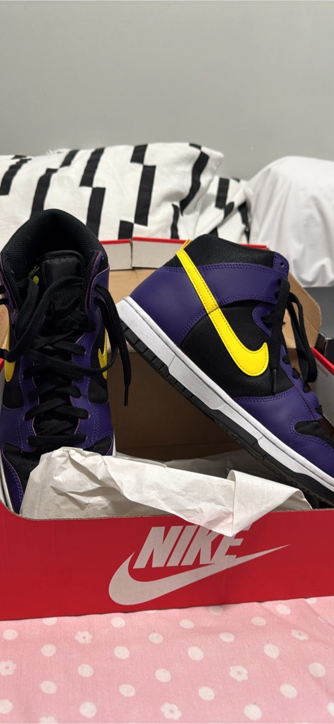 Nike Dunk High Lakers