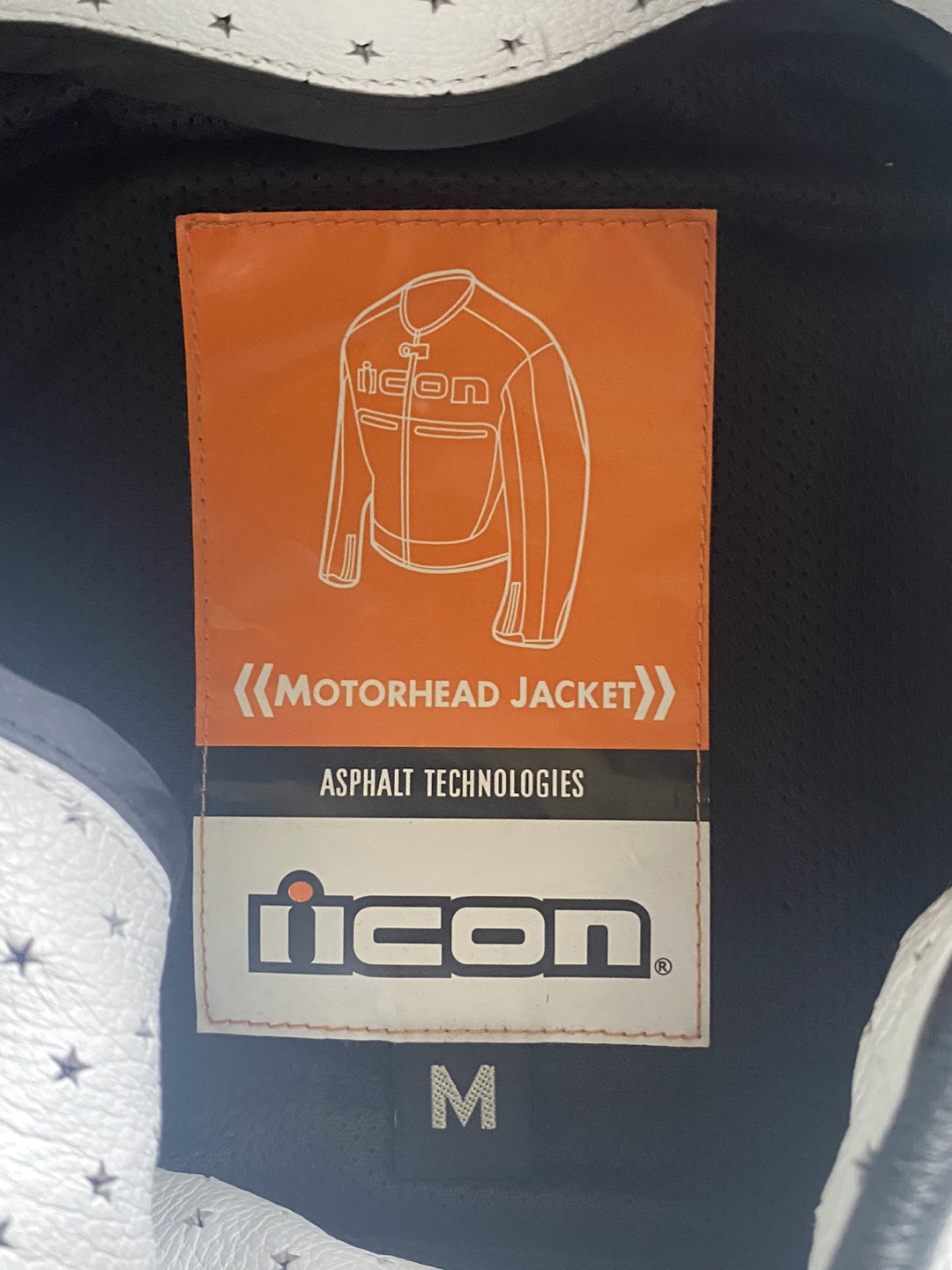 Icon Motorhead Leather Motorcycle Jacket - Size M - photo 2