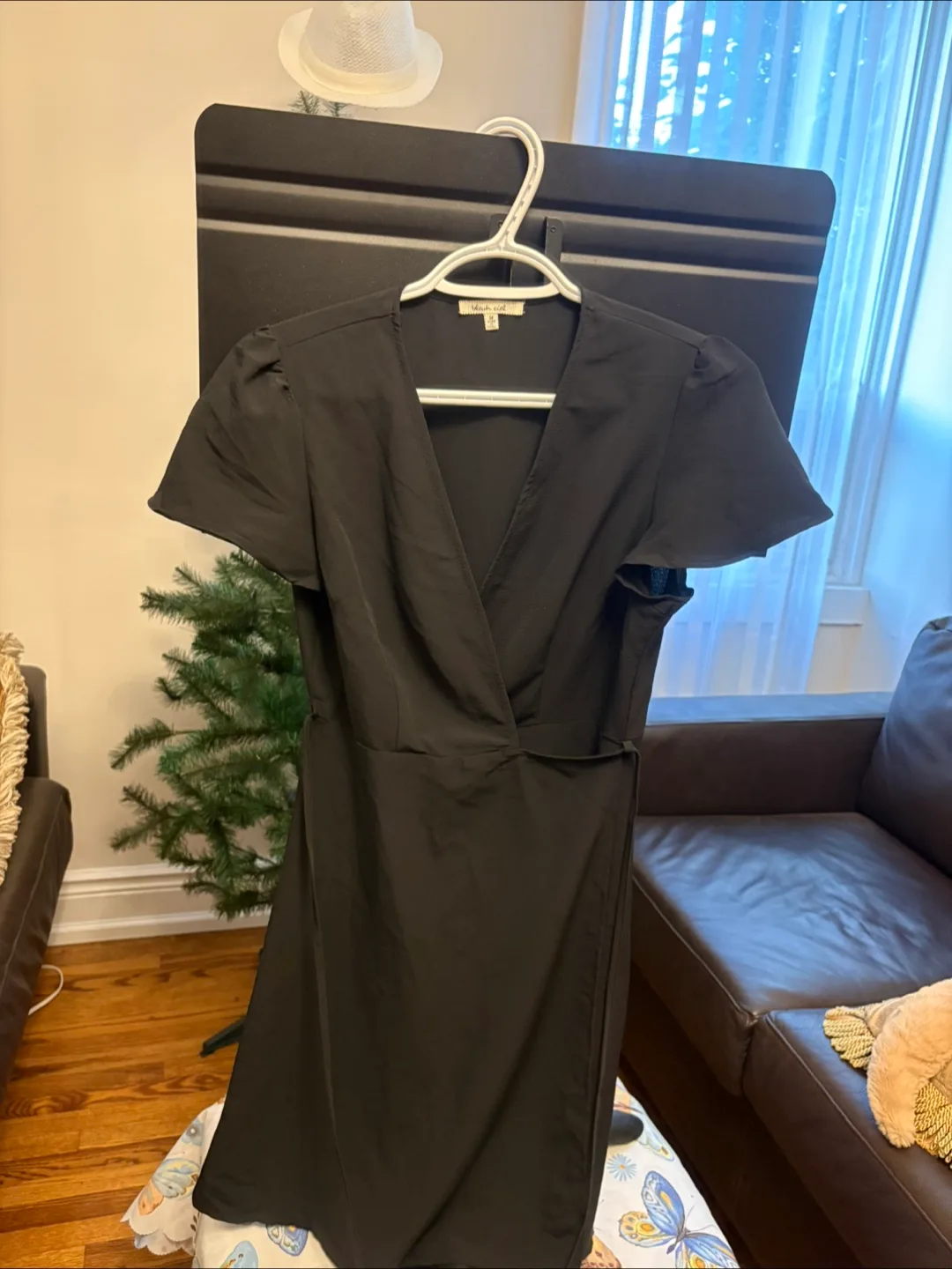 Black Wrap Dress - Size M thumbnail