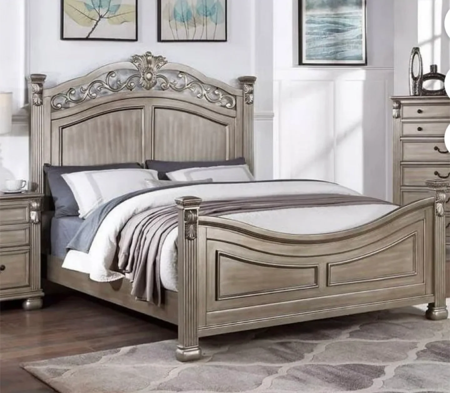 Royal Queen Size Bed - Foot Board (Brand new) thumbnail
