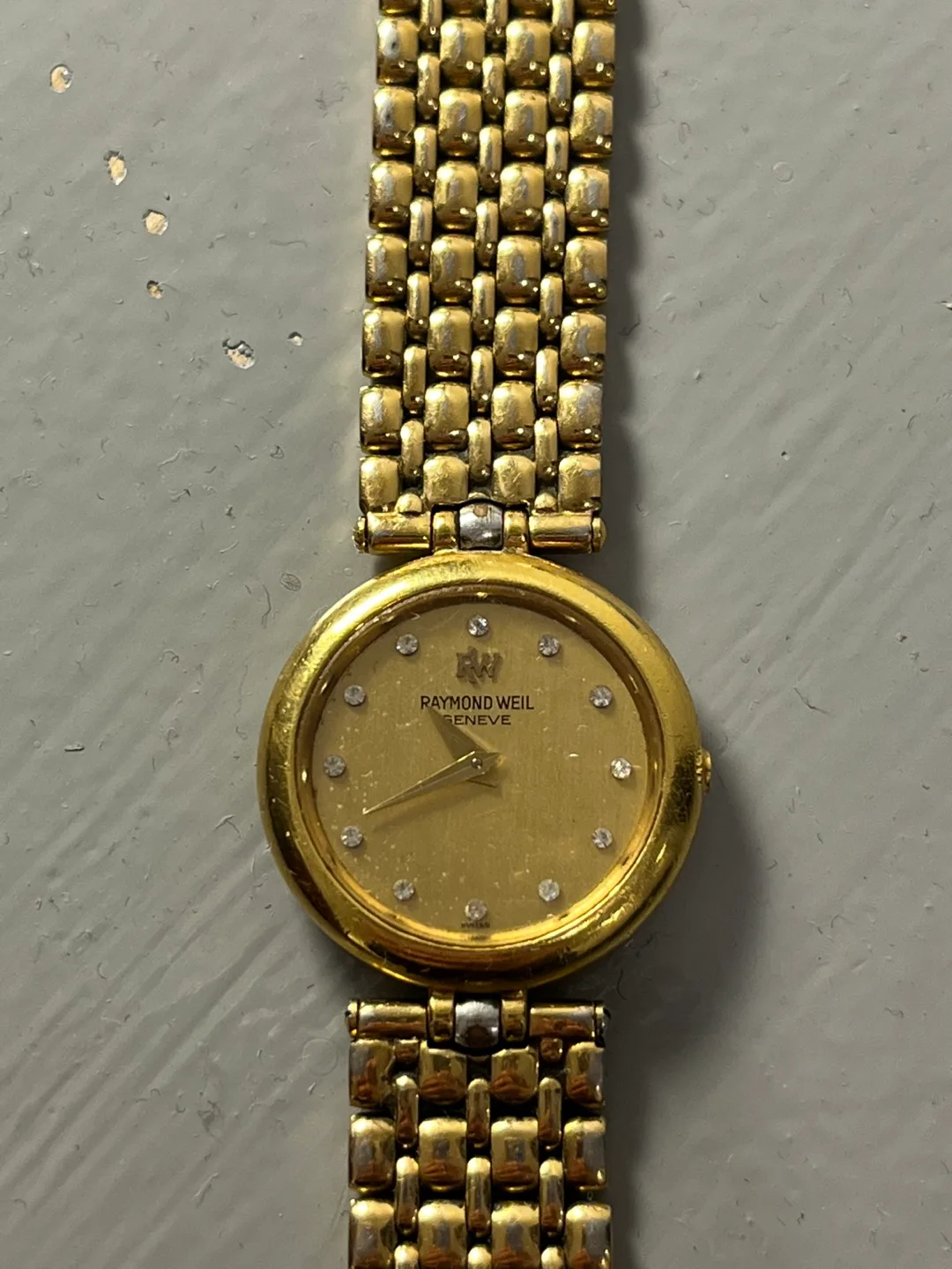 Raymond Weil Geneve 18K Gold Electroplated Watch thumbnail