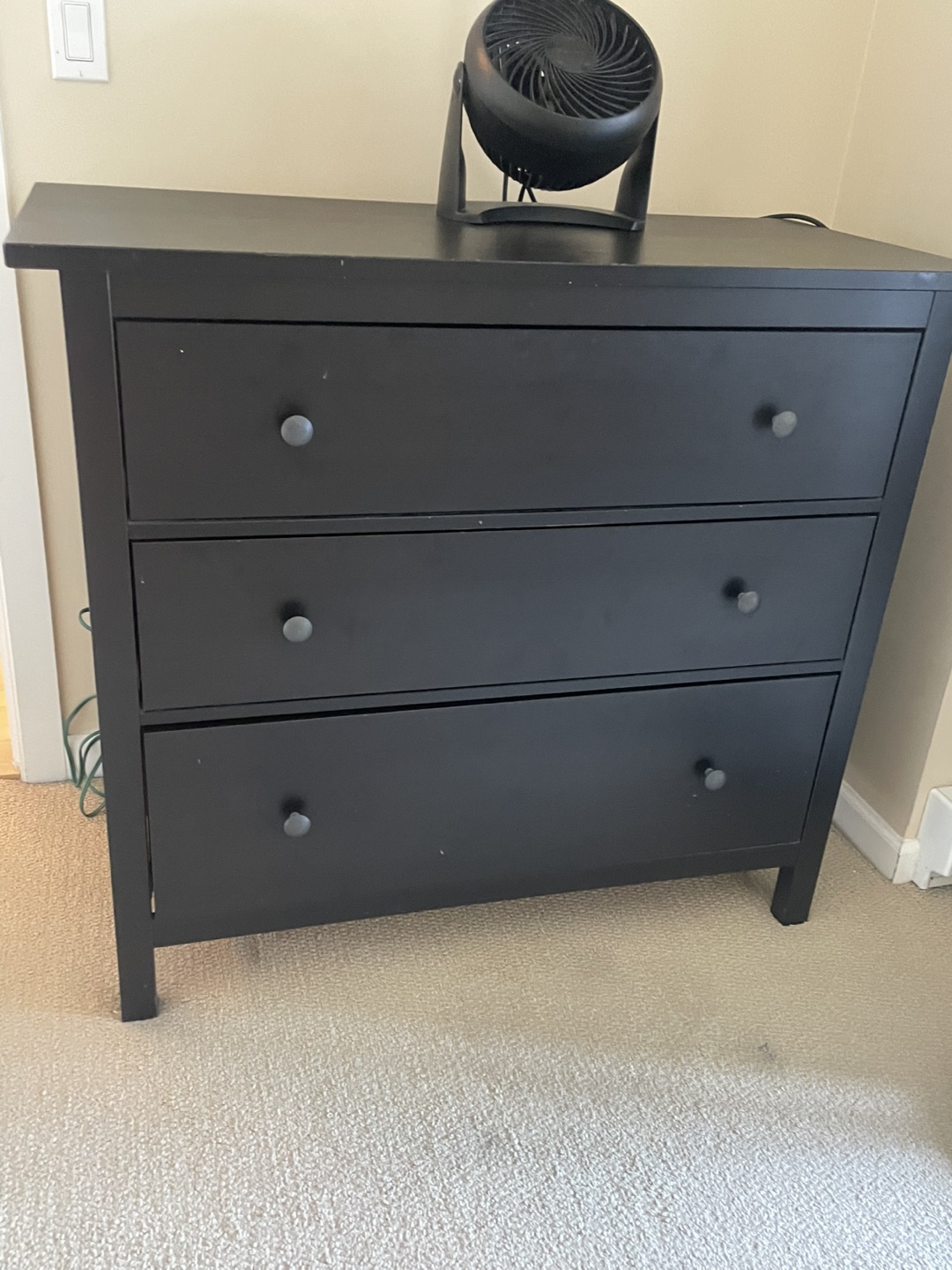 IKEA Hemnes Black Dresser