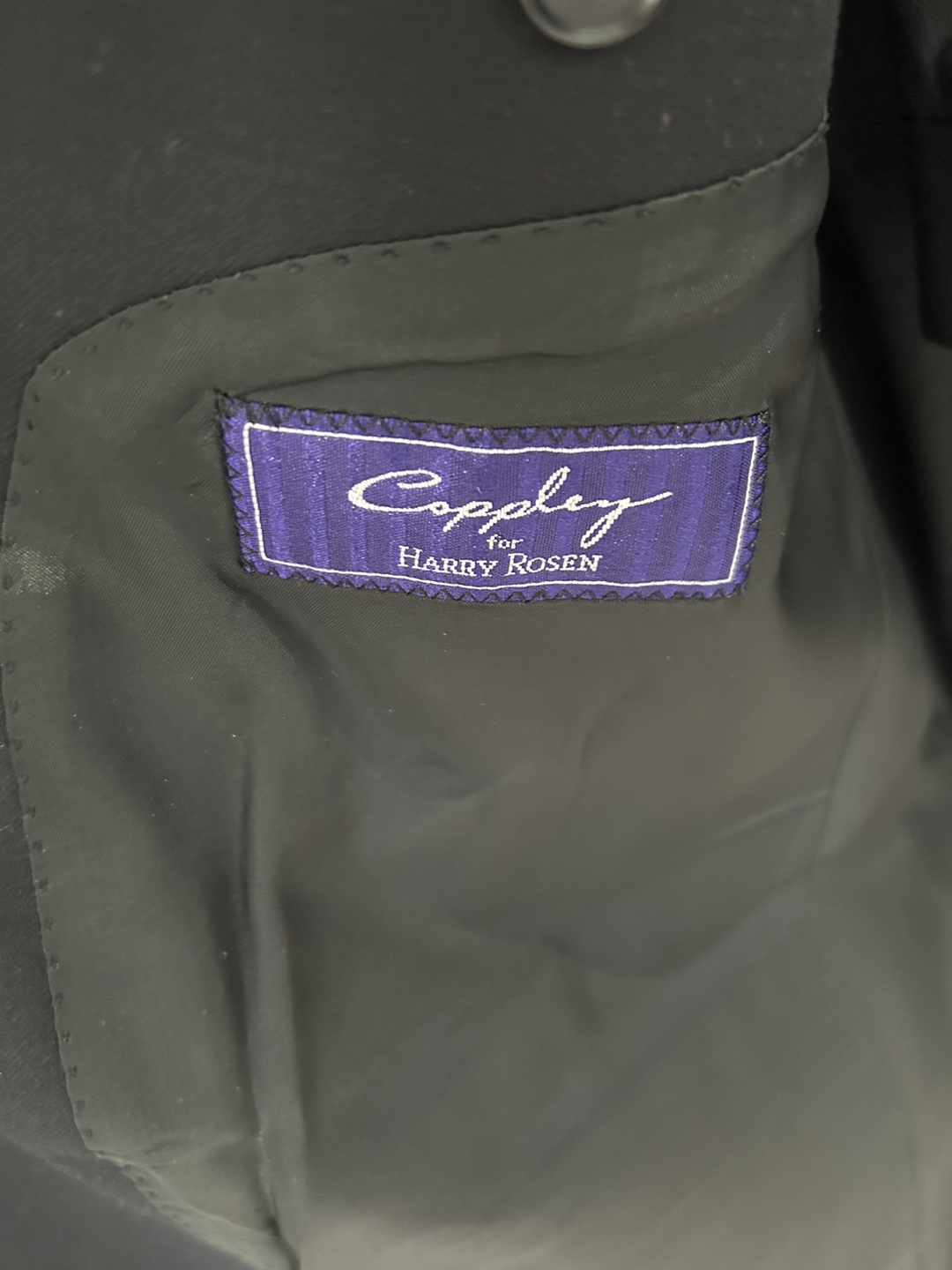 Harry Rosen Black Suit Coppley - photo 5