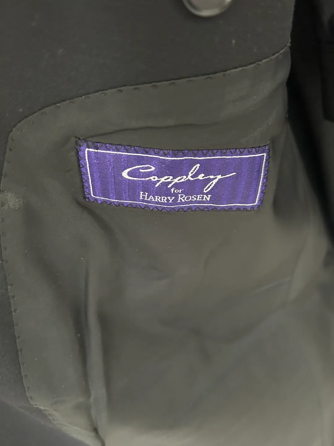 Harry Rosen Black Suit Coppley image indicator(5)