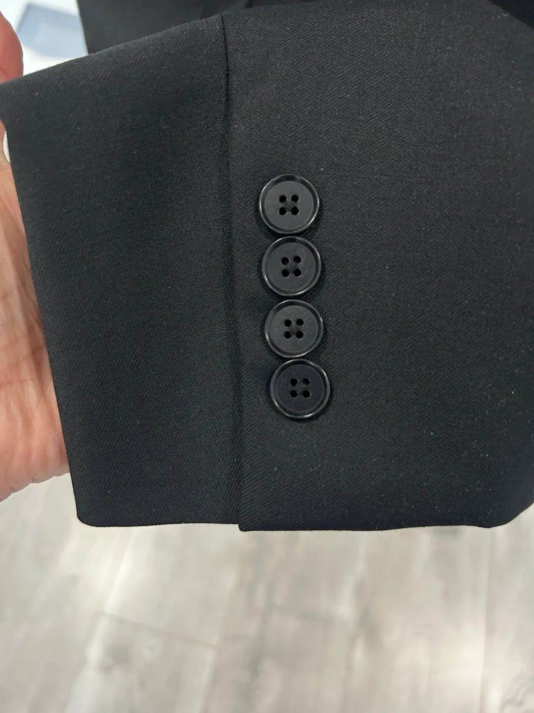 Harry Rosen Black Suit Coppley image indicator(6)