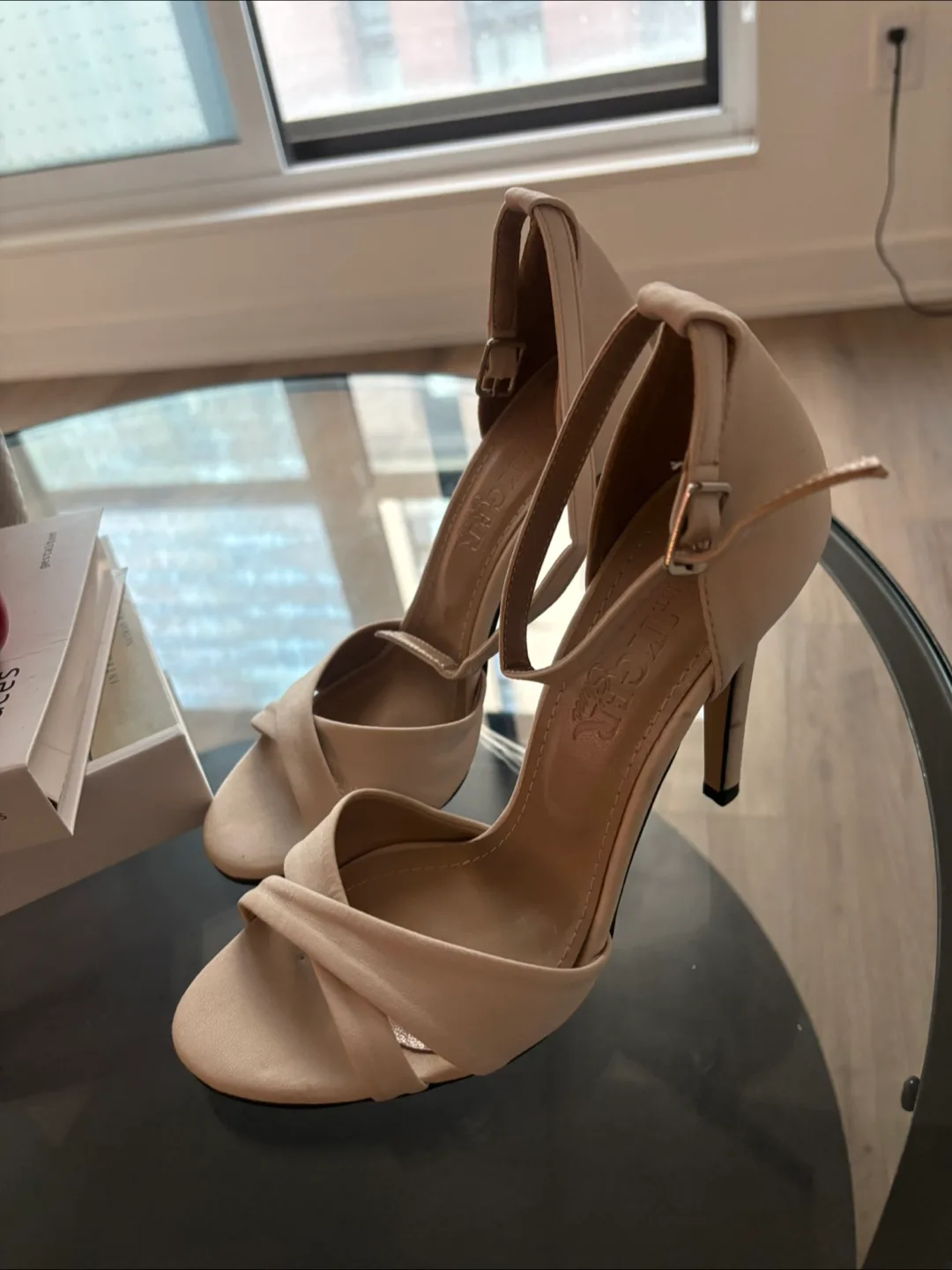 Beige Heels - Size 8 thumbnail