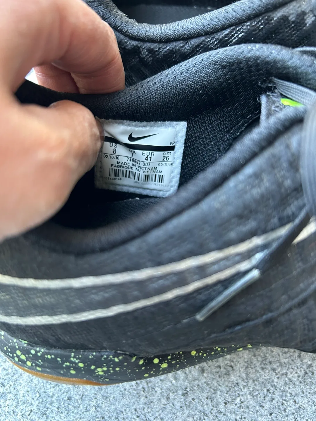 Nike HypervenomX Indoor Soccer Shoes - US 8 image indicator(3)