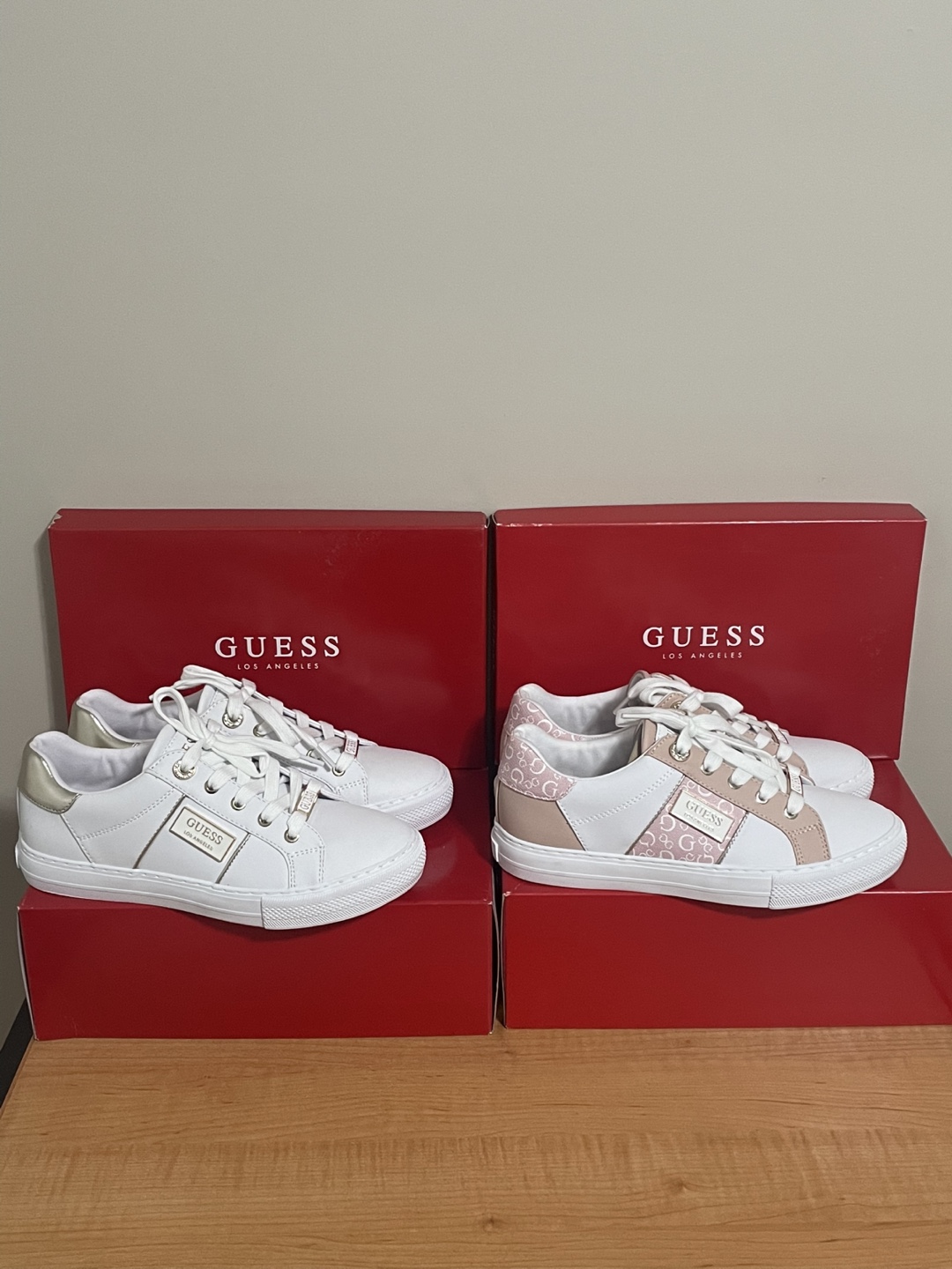 Guess White Fashion Sneakers (With Box)