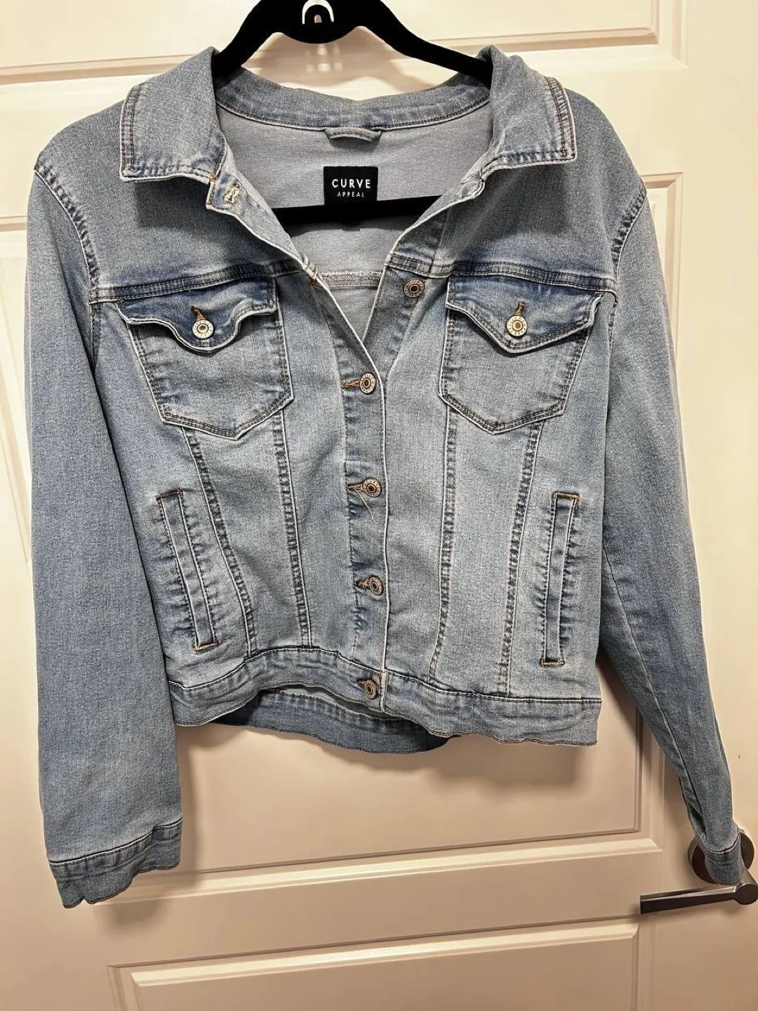 Curve Appeal Denim Jacket size L UCL-6624 thumbnail