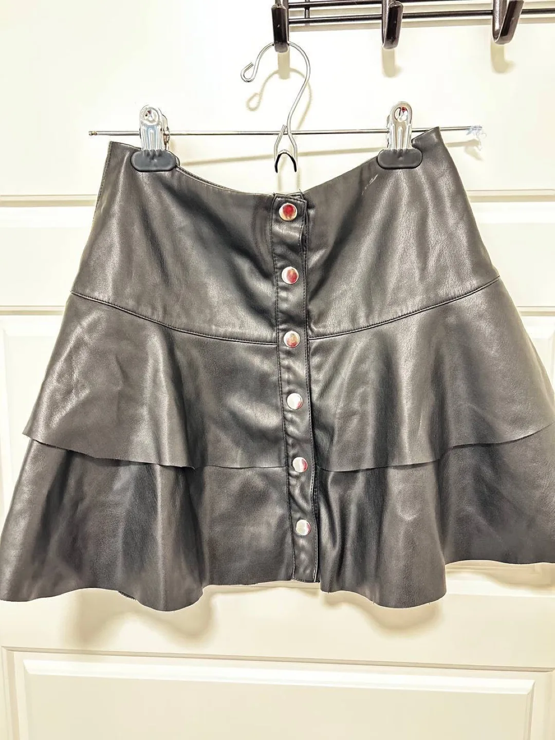 Forever 21 Faux-Leather Mini Skirt size S thumbnail