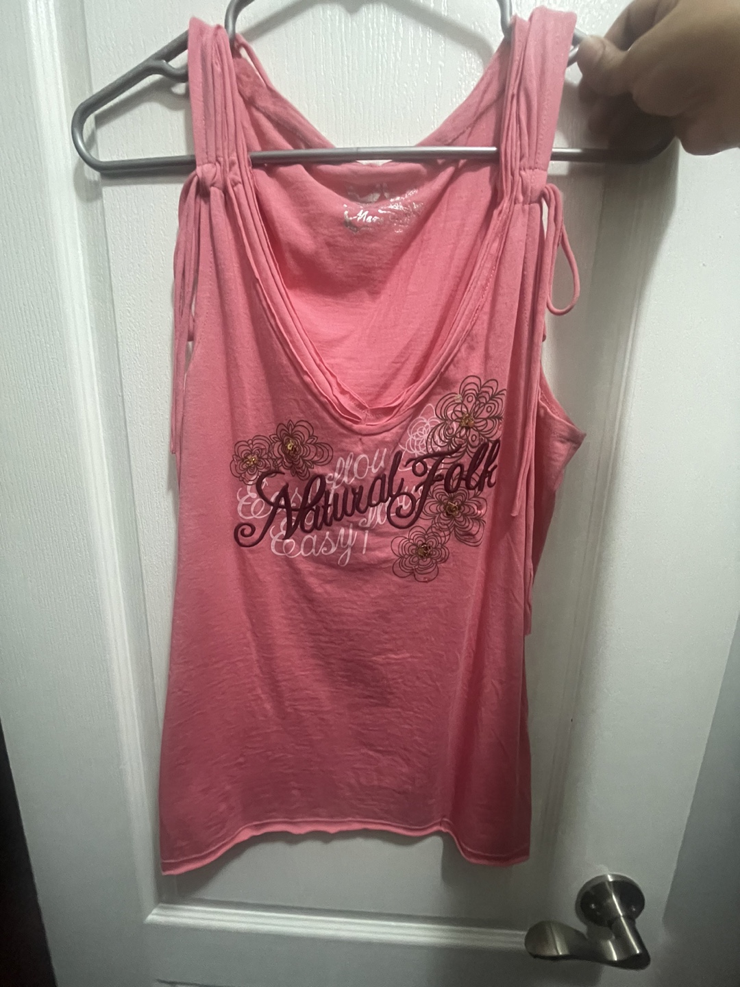 Maurices Pink Tank Top - Size XL