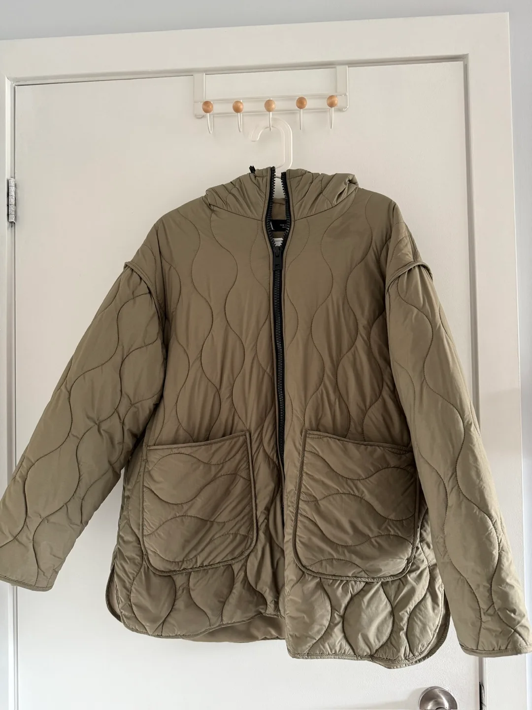 Zara Hooded Padded Jacket - Size M image indicator(2)