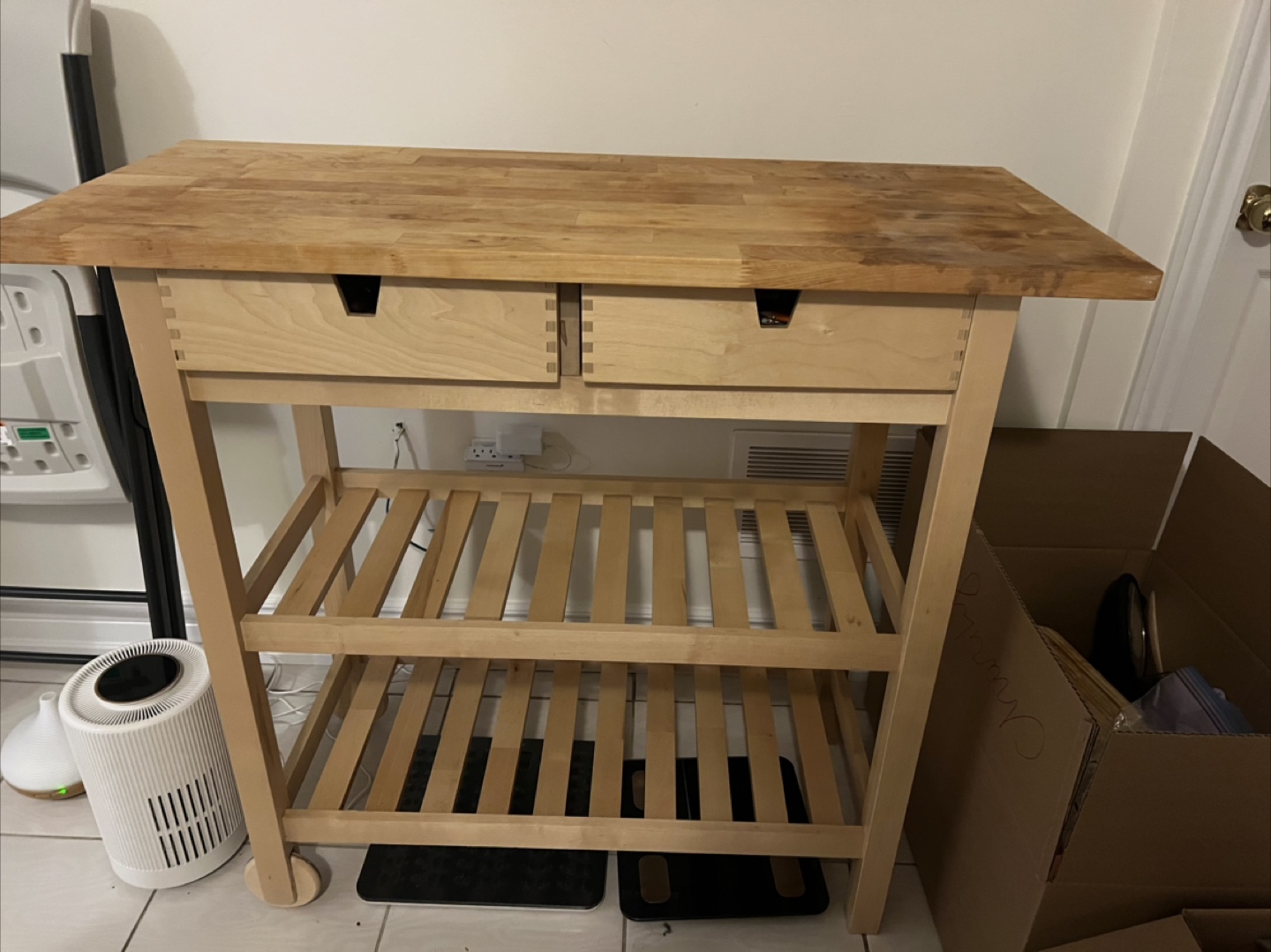 IKEA Bekväm Kitchen Cart