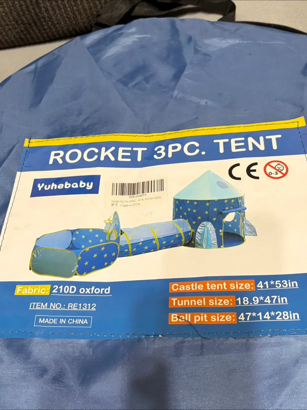 Kids Rocket Tent thumbnail