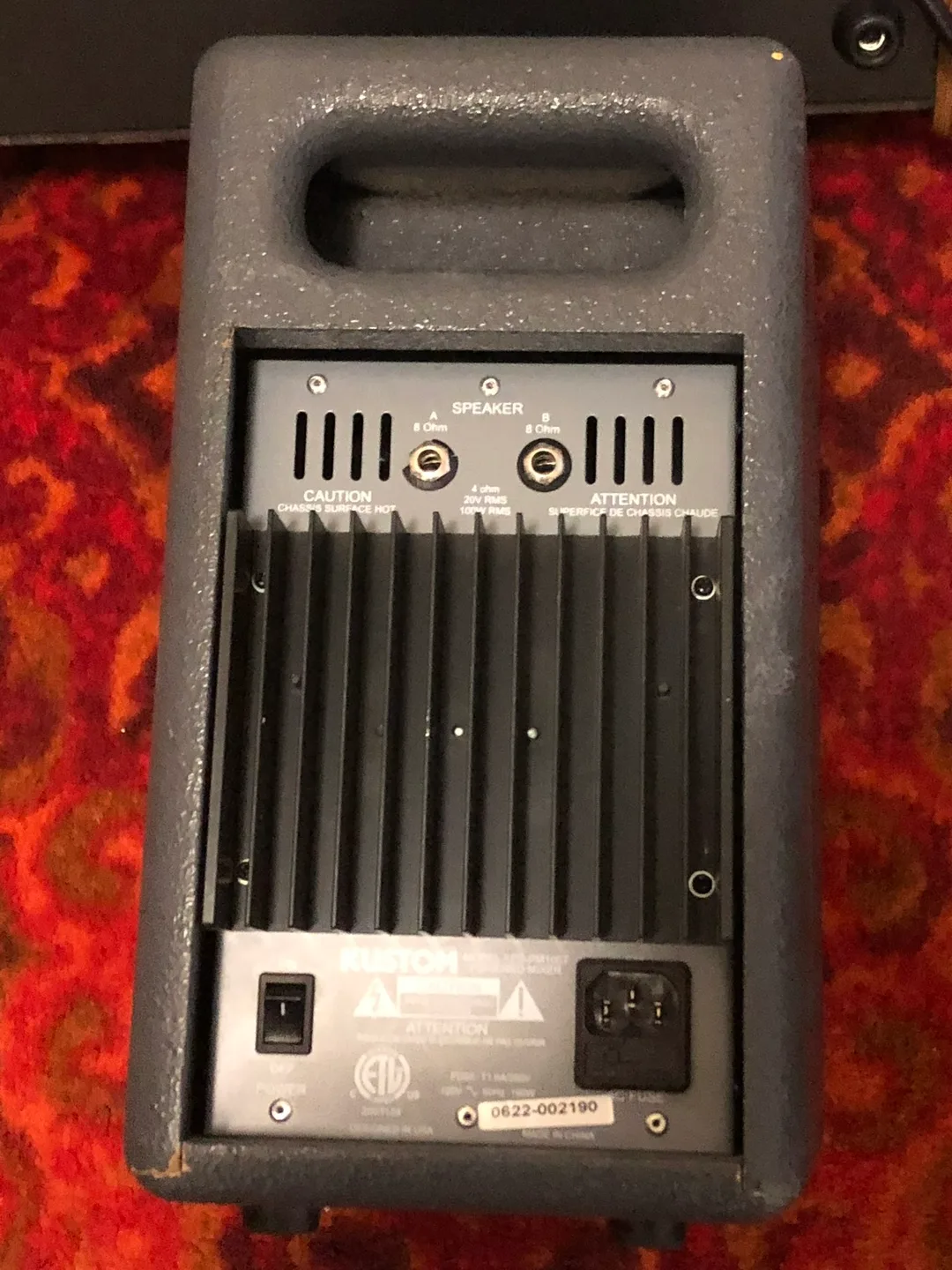 Kustom Profile System One Speaker Cabinet thumbnail
