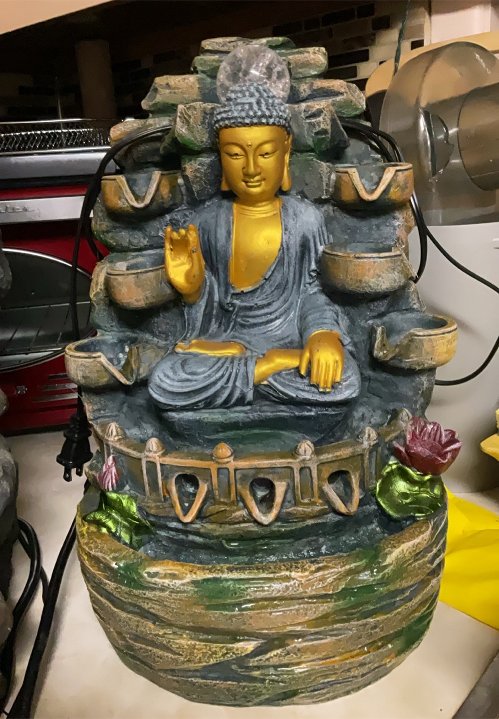 Buddha Indoor Tabletop Fountain