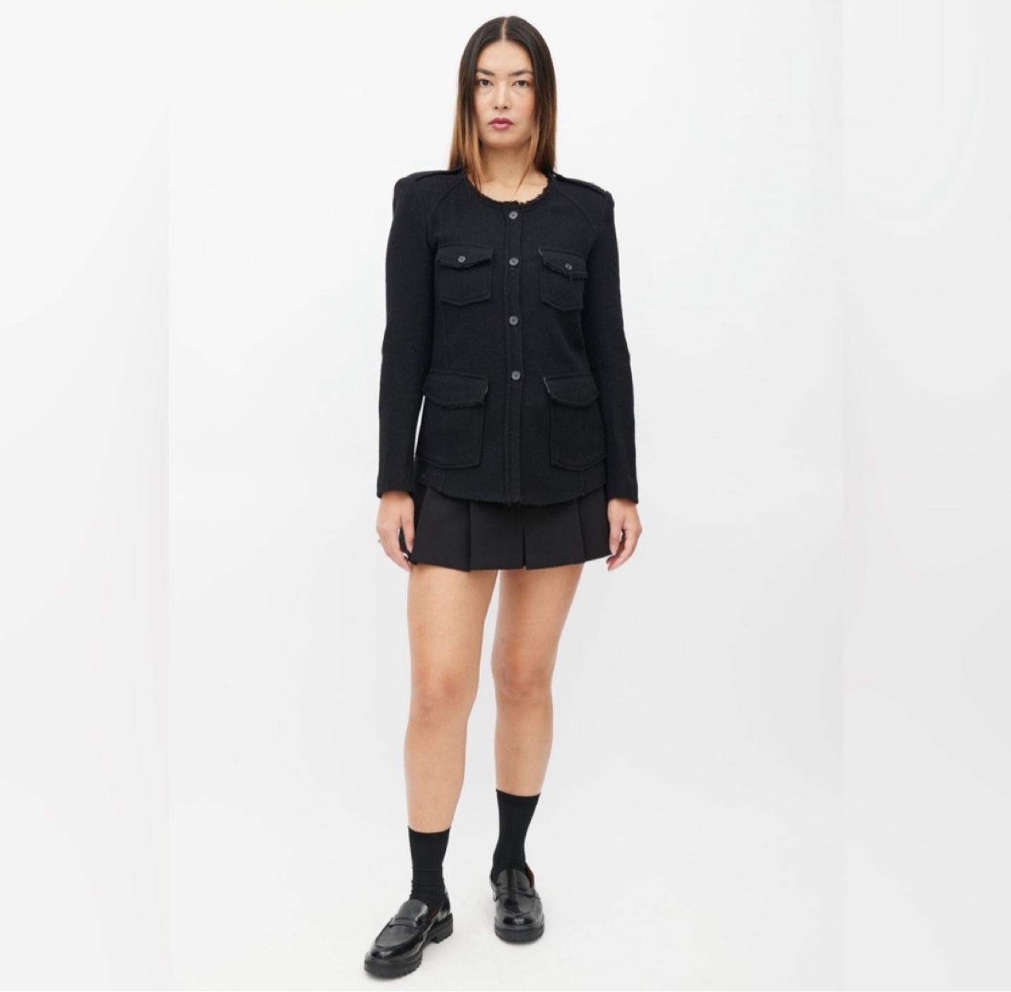 Isabel Marant Étoile Black Wool Shirt Jacket size xs - photo 2