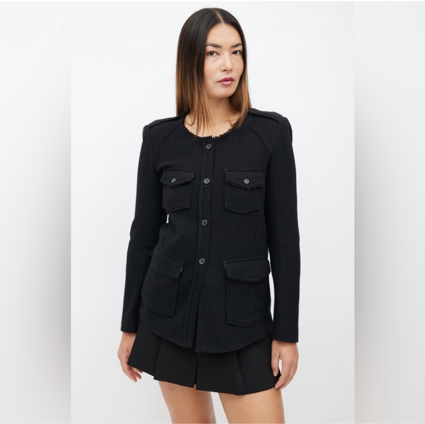 Isabel Marant Étoile Black Wool Shirt Jacket size xs - photo 5