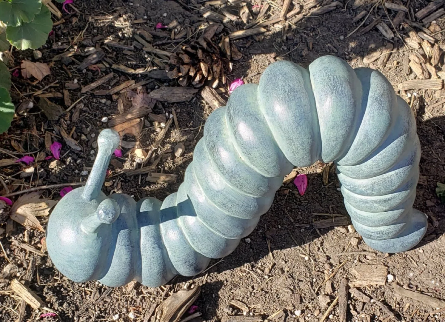 Caterpillar Garden Statue  #freecycle thumbnail