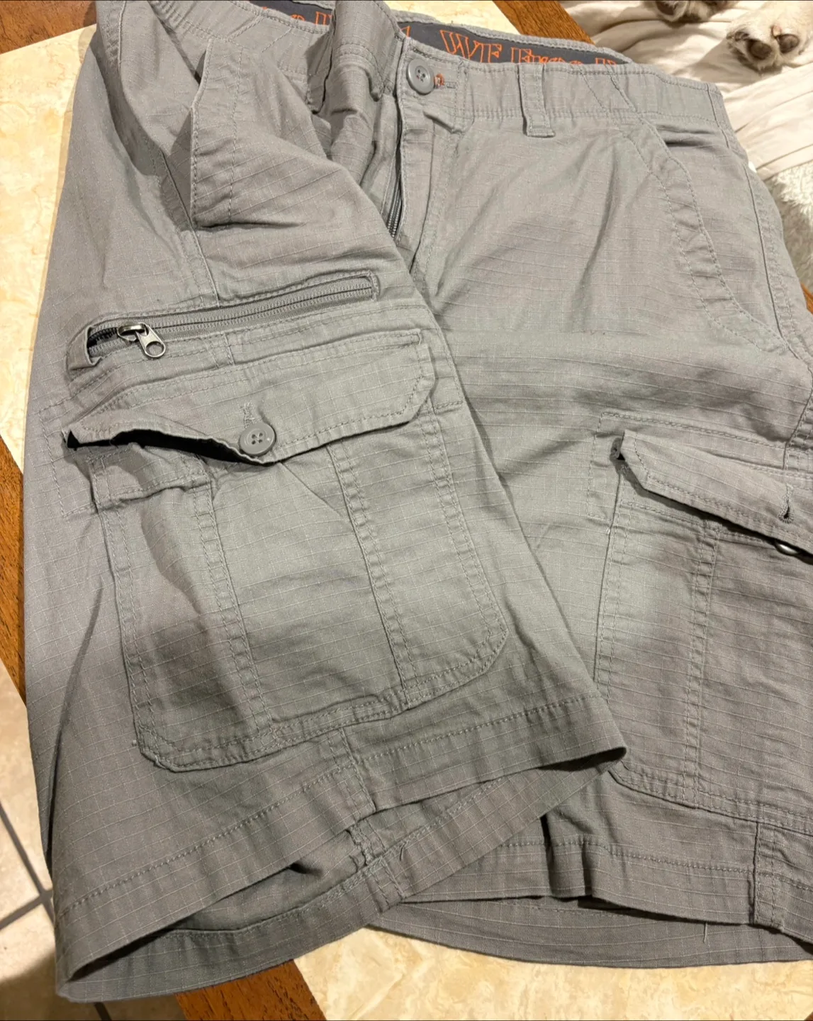 #freecyle Weathproof Vintage Gray Cargo Shorts thumbnail