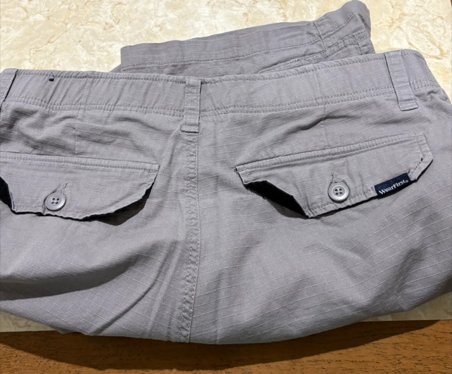 #freecycle Wearfirst Gray Cargo Shorts thumbnail