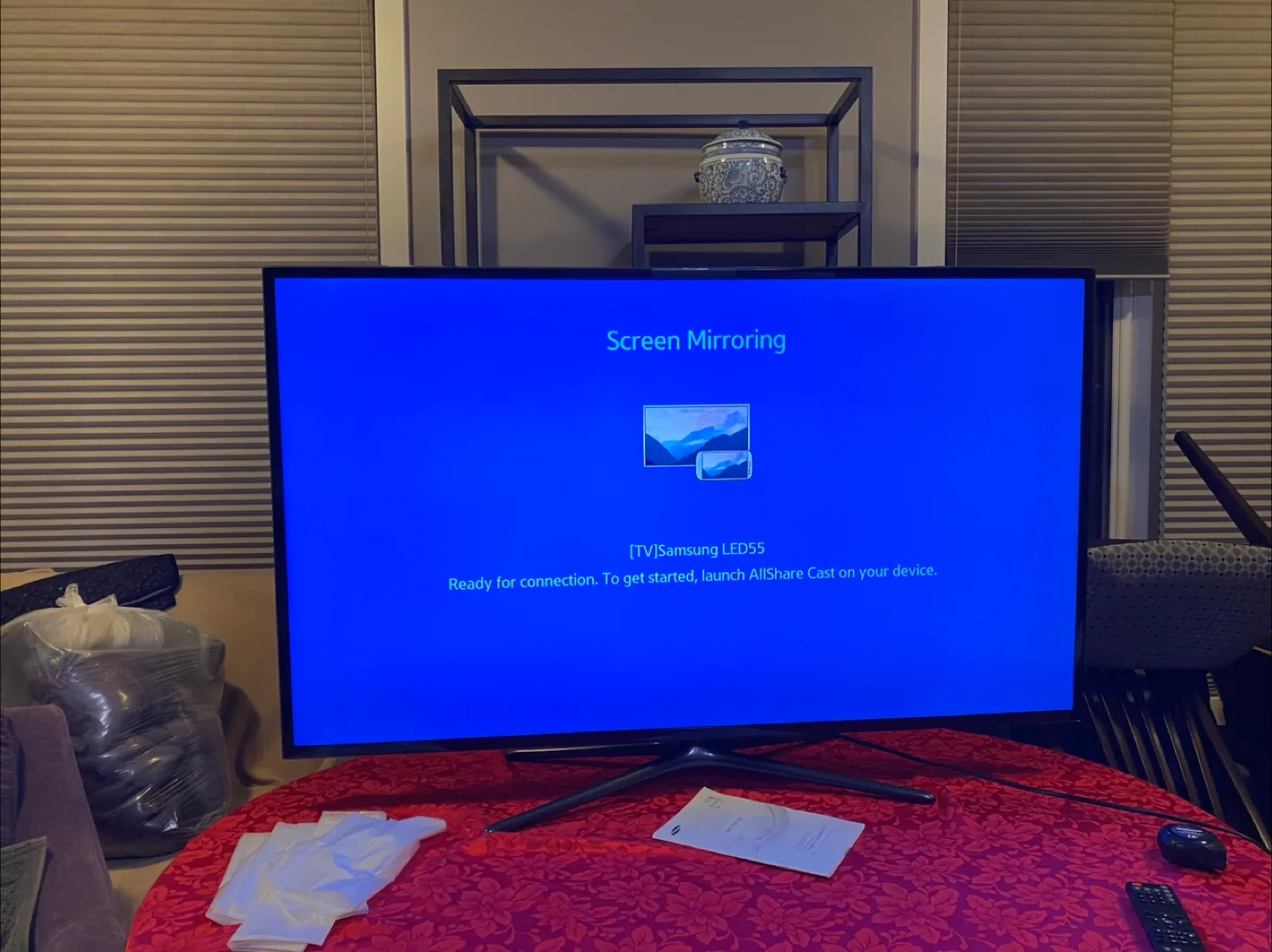 Samsung smart LED 55” TV thumbnail