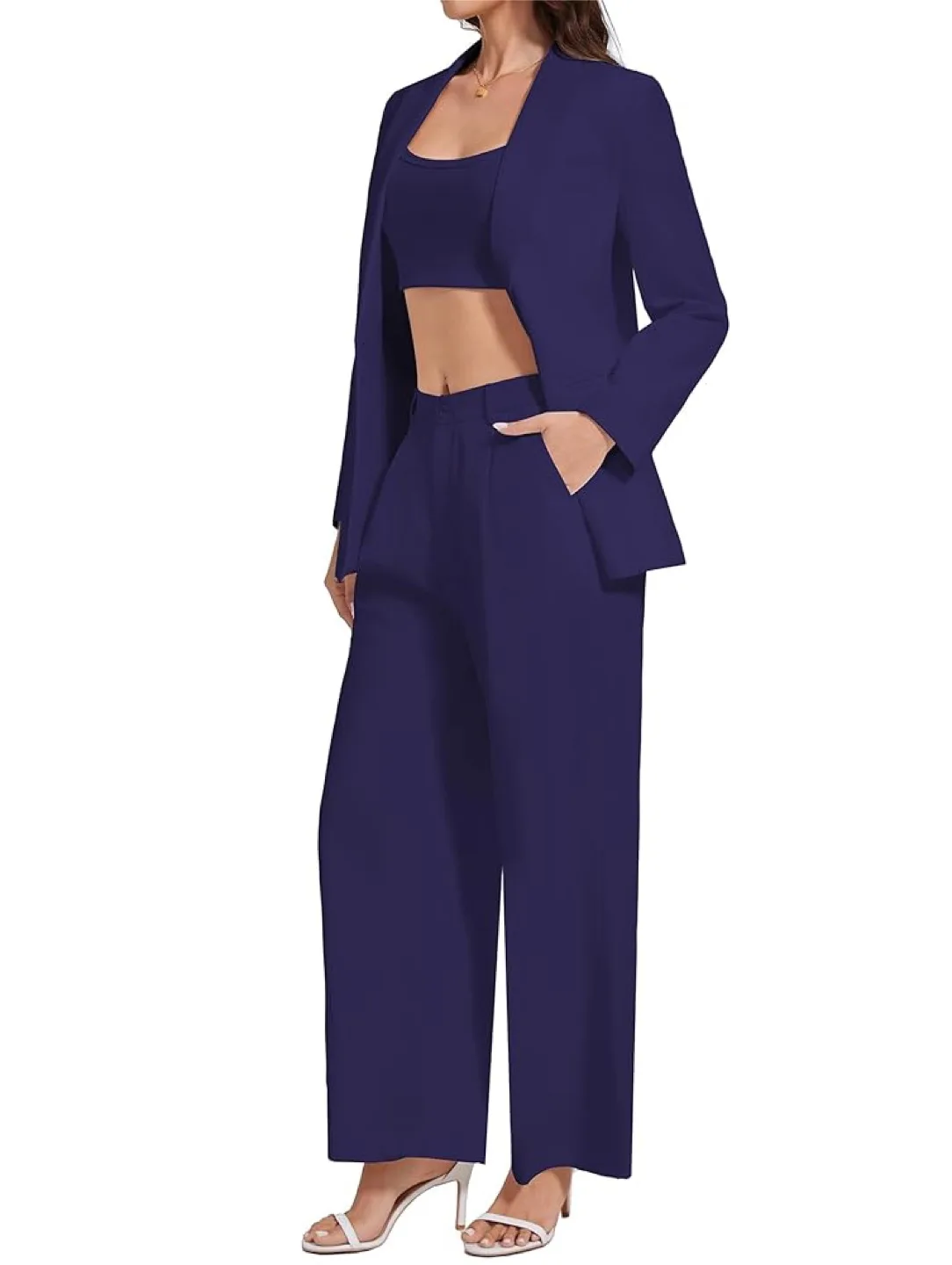 3-piece suit business casual blazer set image indicator(2)