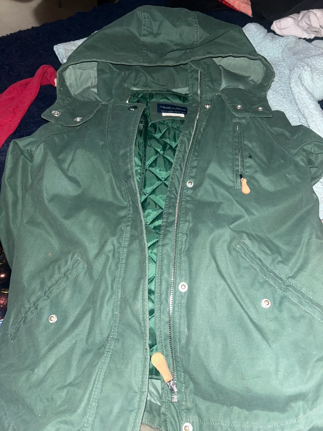Green  Zara  Parka thumbnail